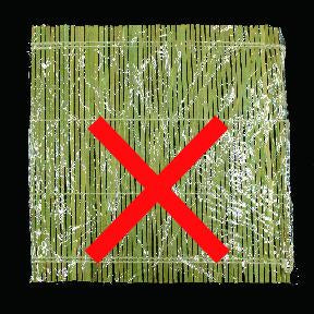 Hasegawa Cutting Board Sushi Roll Mat M 250mm x 240mm - Seisuke Knife Kappabashi