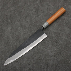 Nao Yamamoto White Steel No.2 Kurouchi Gyuto  240mm Cherry Tree Handle - Seisuke Knife Kappabashi