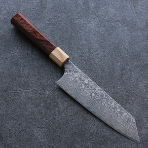 Yoshimi Kato R2/SG2 Damascus Bunka Japanese Knife 170mm Honduras Handle - Seisuke Knife Kappabashi
