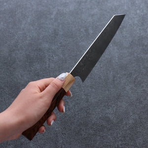Yoshimi Kato R2/SG2 Damascus Bunka Japanese Knife 170mm Honduras Handle - Seisuke Knife Kappabashi