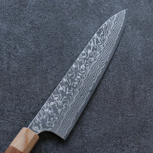 Yoshimi Kato R2/SG2 Damascus Gyuto Japanese Knife 210mm Honduras Handle - Seisuke Knife Kappabashi