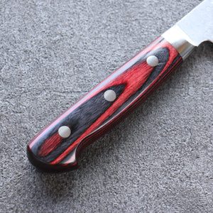 Yoshimi Kato VG10 Damascus Migaki Polish Finish Gyuto Japanese Knife 210mm Red Pakka wood Handle - Seisuke Knife Kappabashi