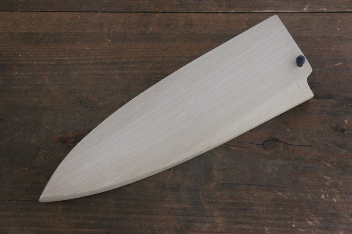 [Left Handed] Saya Sheath for Deba Chef's Knife with Plywood Pin - Seisuke Knife Kappabashi
