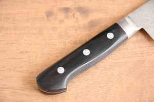 Seisuke VG10 8 Layer Damascus Migaki Finished Nakiri Japanese Knife 165mm Black Pakka wood Handle - Seisuke Knife Kappabashi