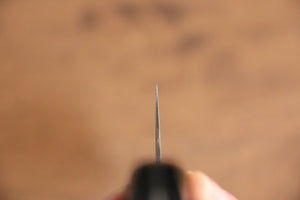 Seisuke VG10 8 Layer Damascus Migaki Finished Nakiri Japanese Knife 165mm Black Pakka wood Handle - Seisuke Knife Kappabashi